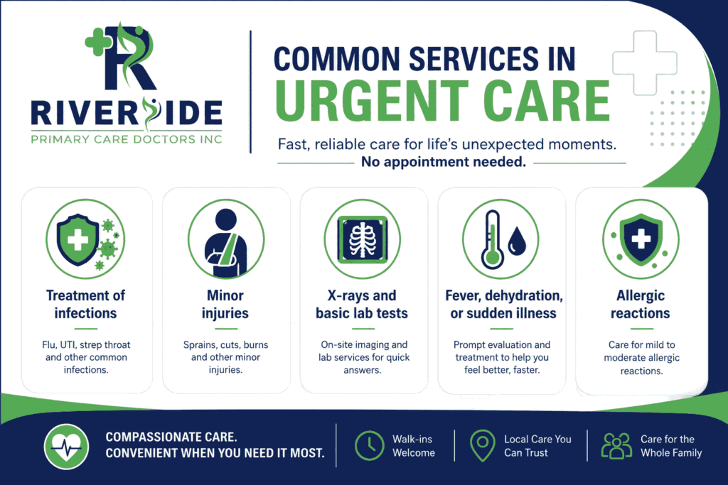 Common Services in Urgent Care